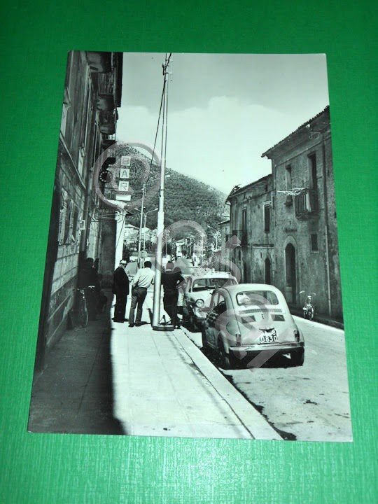 Cartolina S. Pietro al Tanagro ( Salerno ) - Via …