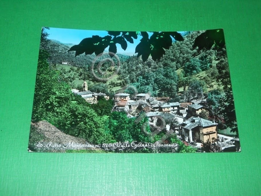 Cartolina S. Pietro Monterosso ( Valle Grana ) - Panorama …