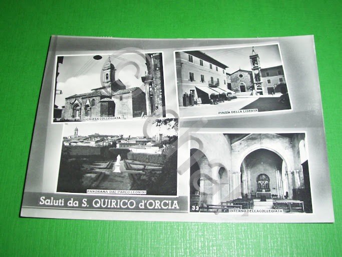 Cartolina S. Quirico D' Orcia ( Siena ) - Vedute …