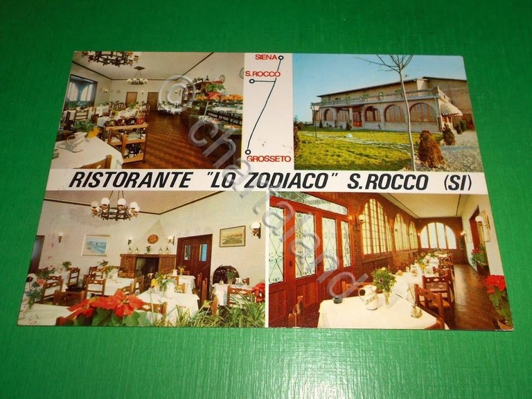 Cartolina S. Rocco ( Siena ) - Ristorante "Lo Zodiaco" …