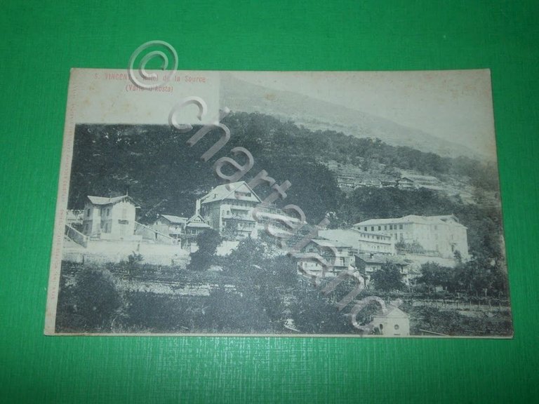 Cartolina S. Vincent - Hotel de la Source ( Valle …