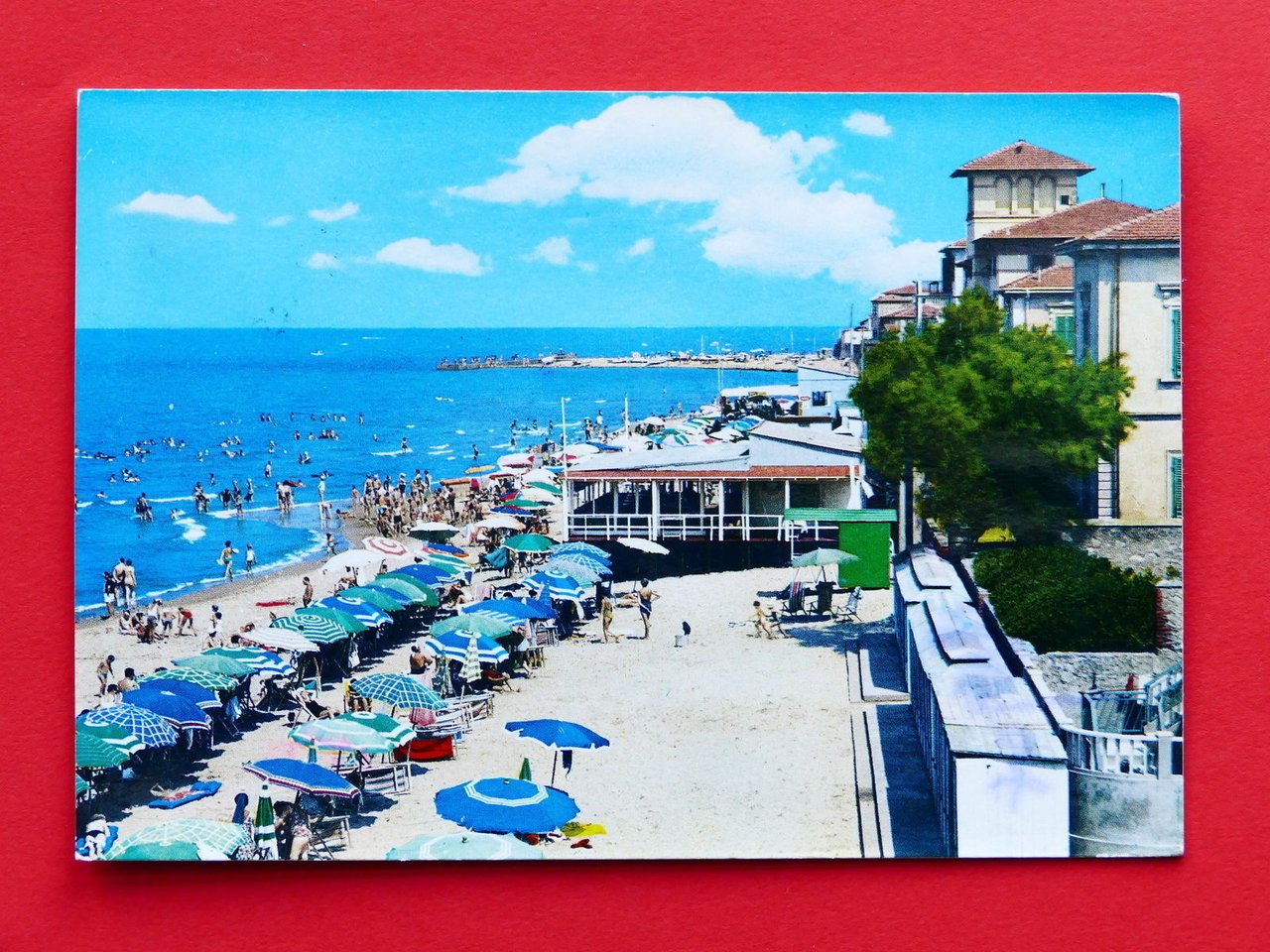 Cartolina S. Vincenzo - Spiaggia e bagnetti La Triglia - …