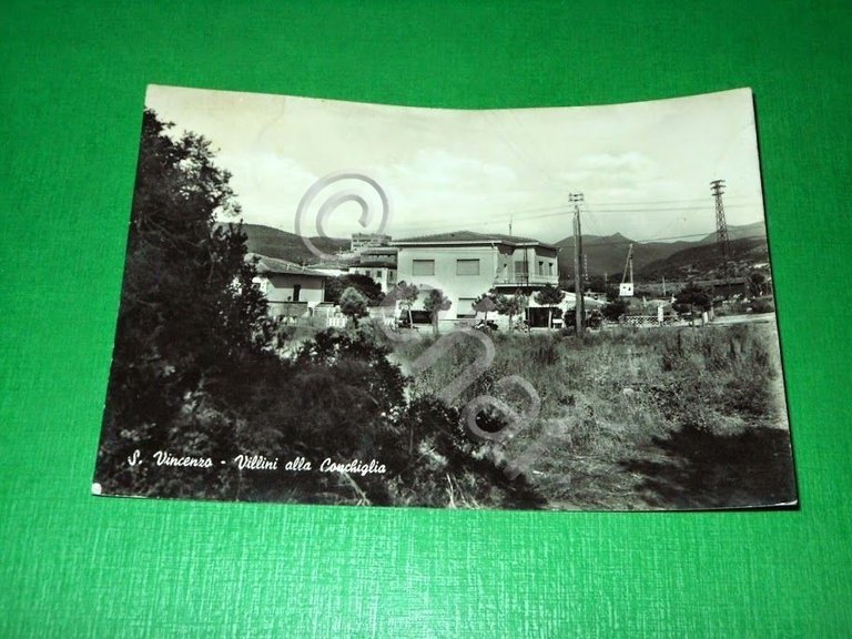 Cartolina S. Vincenzo - Villini alla Conchiglia 1962.