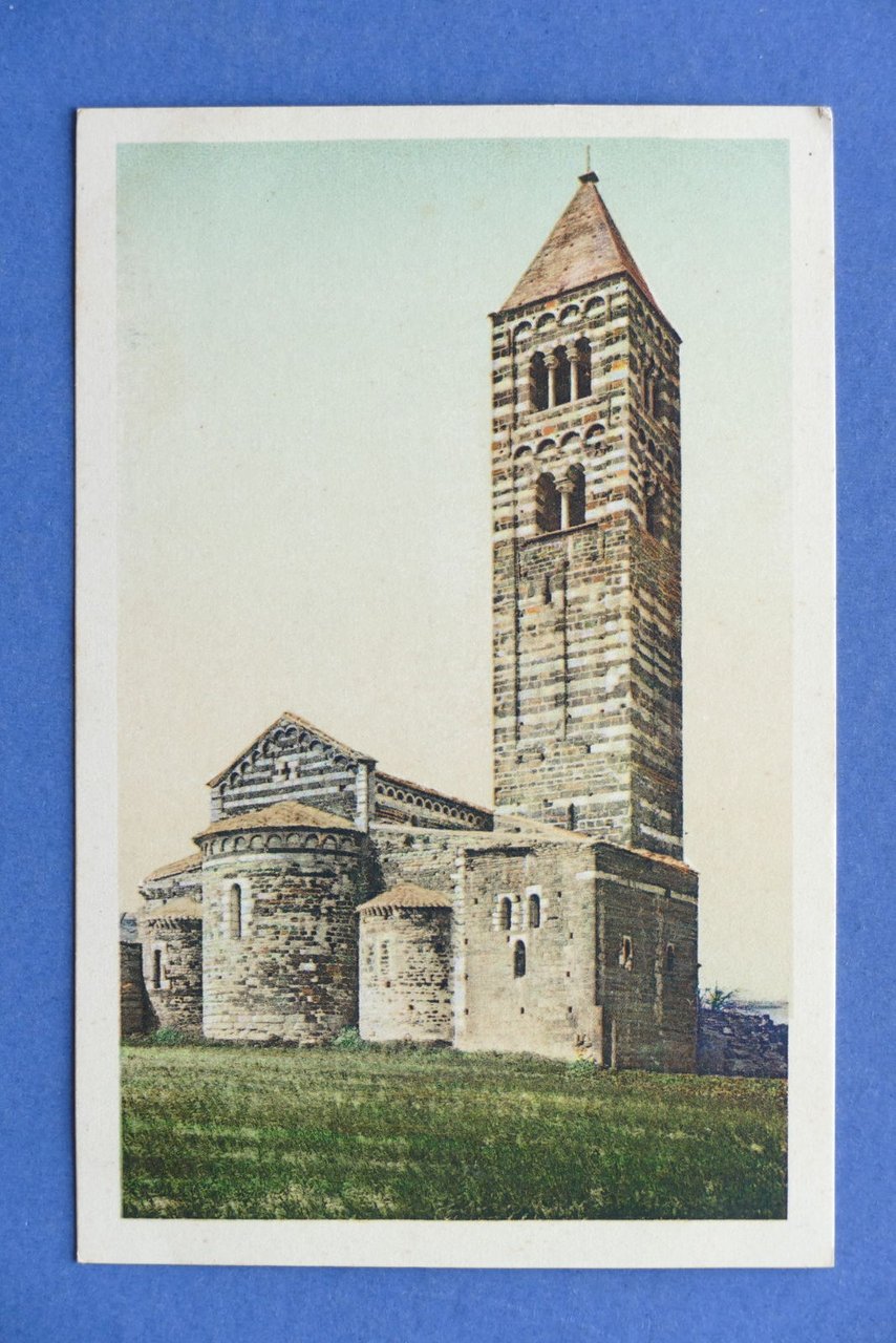 Cartolina Saccargia - Abbazia XIII secolo - 1925 ca..