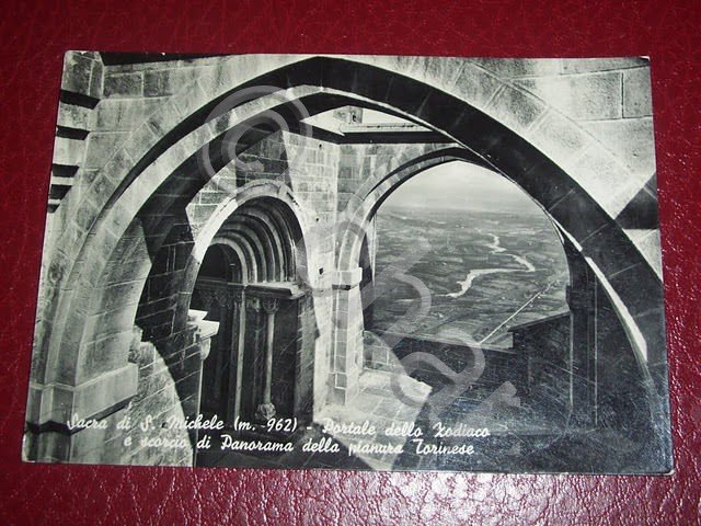 Cartolina Sacra di S. Michele - Portale dello Zodiaco 1950 …