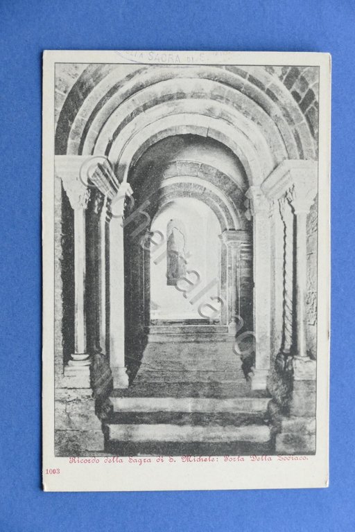 Cartolina Sagra di S. Michele - Porta dello Zodiaco - …