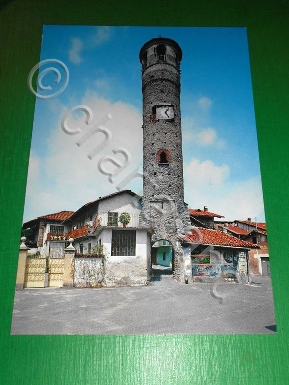 Cartolina Salassa Canavese - Antica Torre 1970 ca.