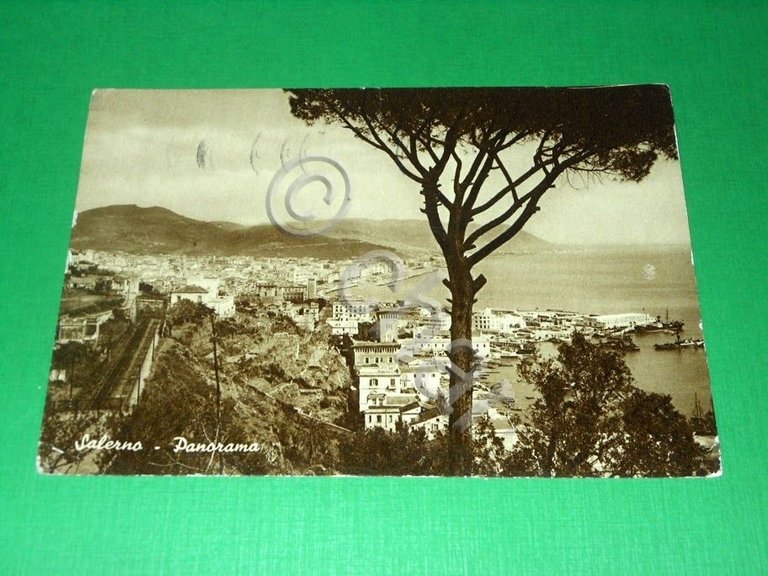 Cartolina Salerno - Panorama 1953 # 1
