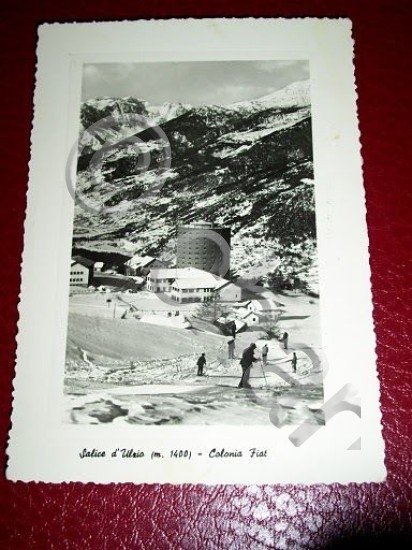 Cartolina Salice d' Ulzio - Colonia Fiat 1955