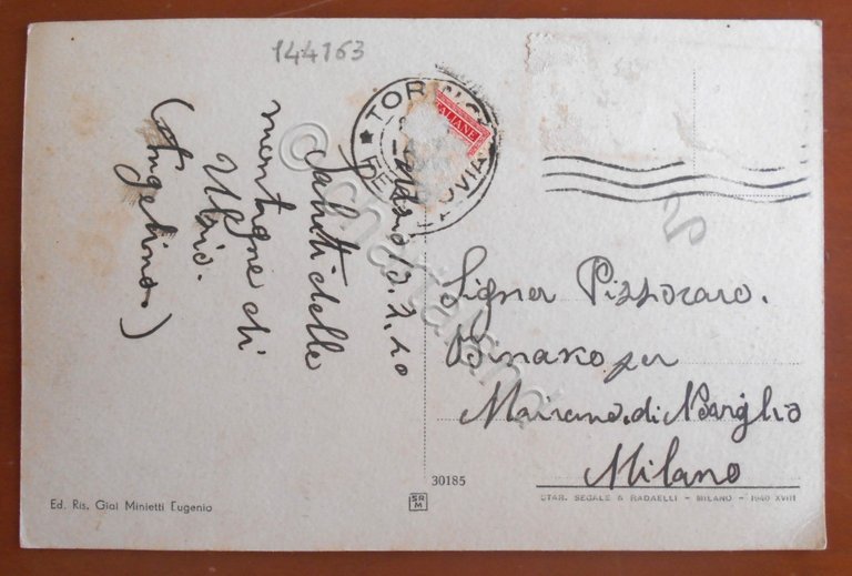 Cartolina Salice d' Ulzio - Rifugio Ciao Pais dell' A. …