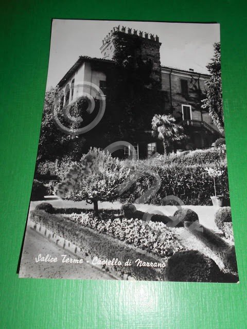 Cartolina Salice Terme - Castello di Nazzano 1970.