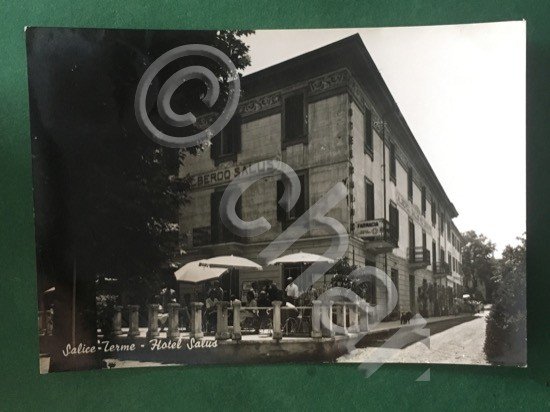 Cartolina Salice Terme - Hotel Salus - 1954