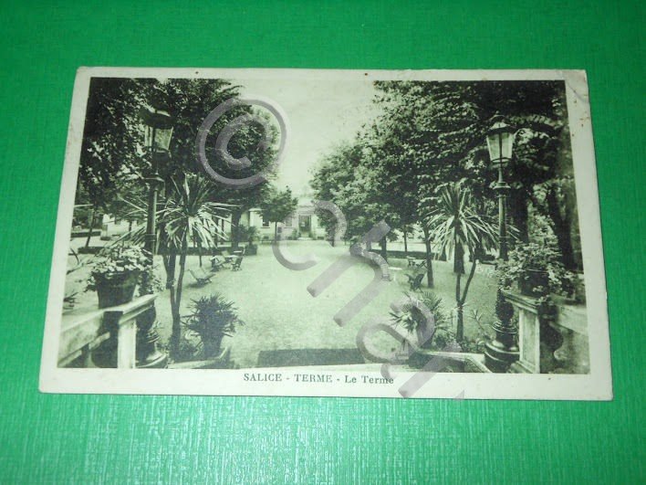 Cartolina Salice Terme - Le Terme 1931