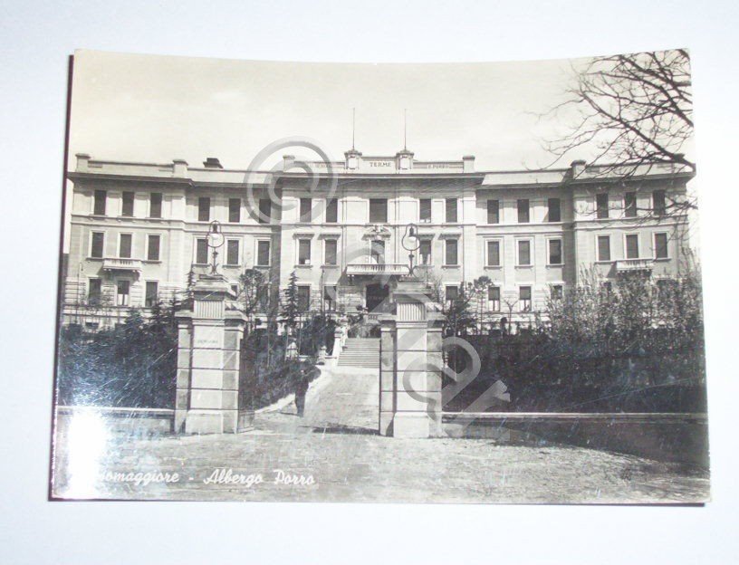 Cartolina Salsomaggiore - Albergo Porro 1953