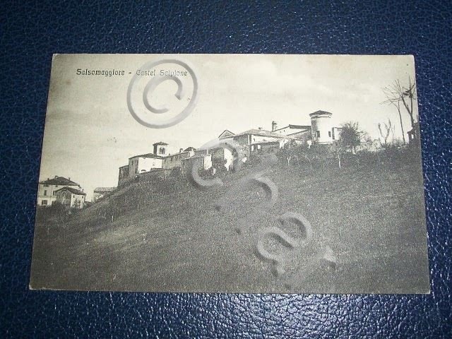 Cartolina Salsomaggiore - Castel Scipione 1923