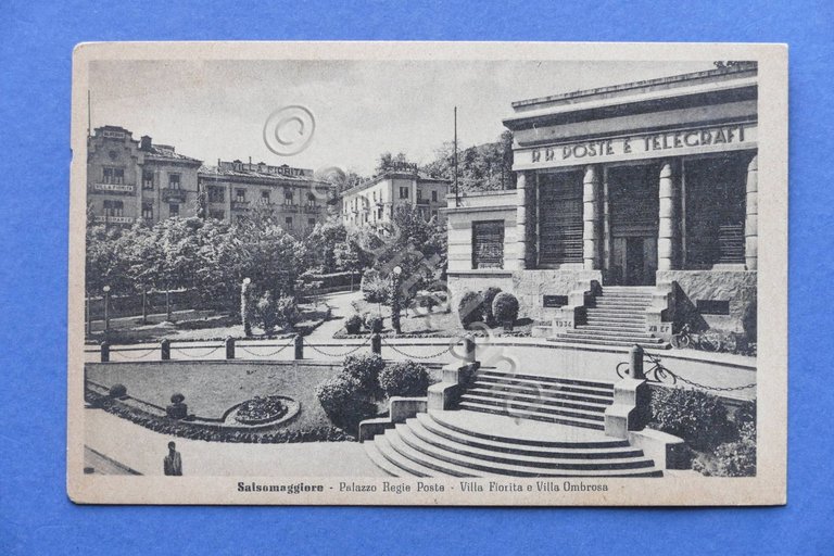 Cartolina Salsomaggiore - Palazzo Regie Poste - Villa Fiorita e … | Immagine Gallery 2