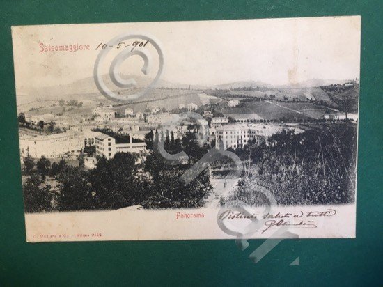 Cartolina Salsomaggiore - Panorama - 1901