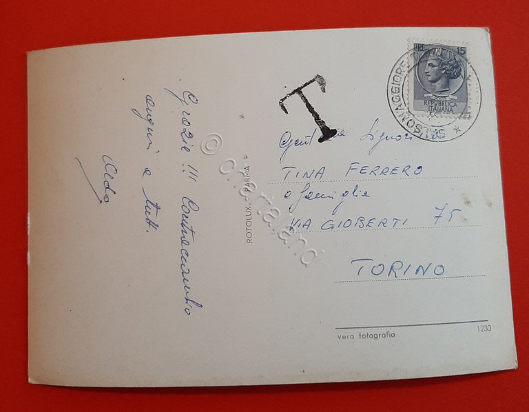 Cartolina Salsomaggiore - Poggio Diana - Fontana luminosa - 1960