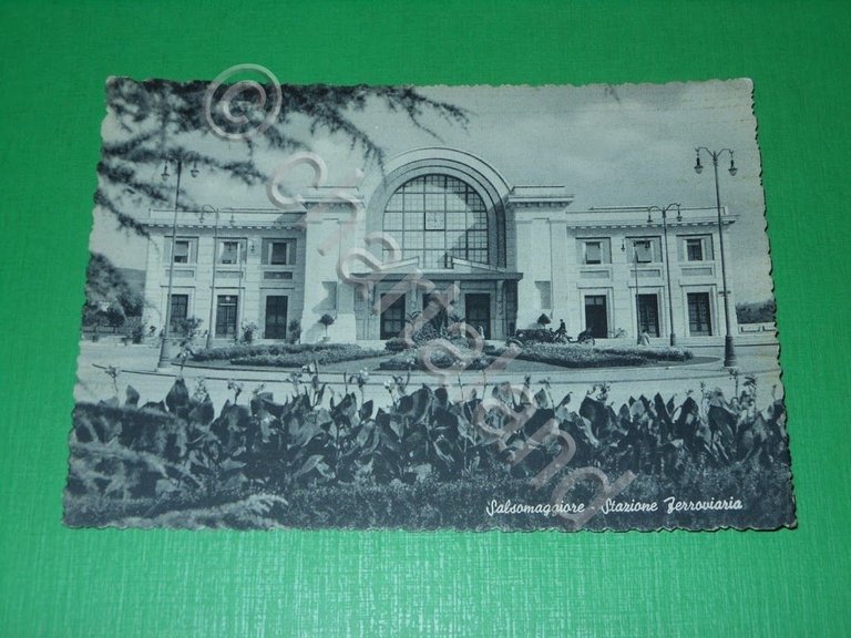 Cartolina Salsomaggiore - Stazione Ferroviaria 1950 ca | Immagine Gallery 2