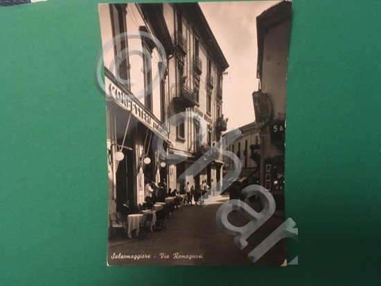 Cartolina Salsomaggiore - Via Romagnosi - 1941