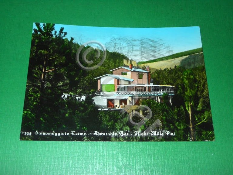 Cartolina Salsomaggiore Terme - Ristorante Bar Night Mille Pini 1967