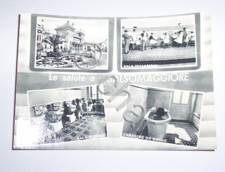 Cartolina Salsomaggiore Terme - Vedute diverse 1966.