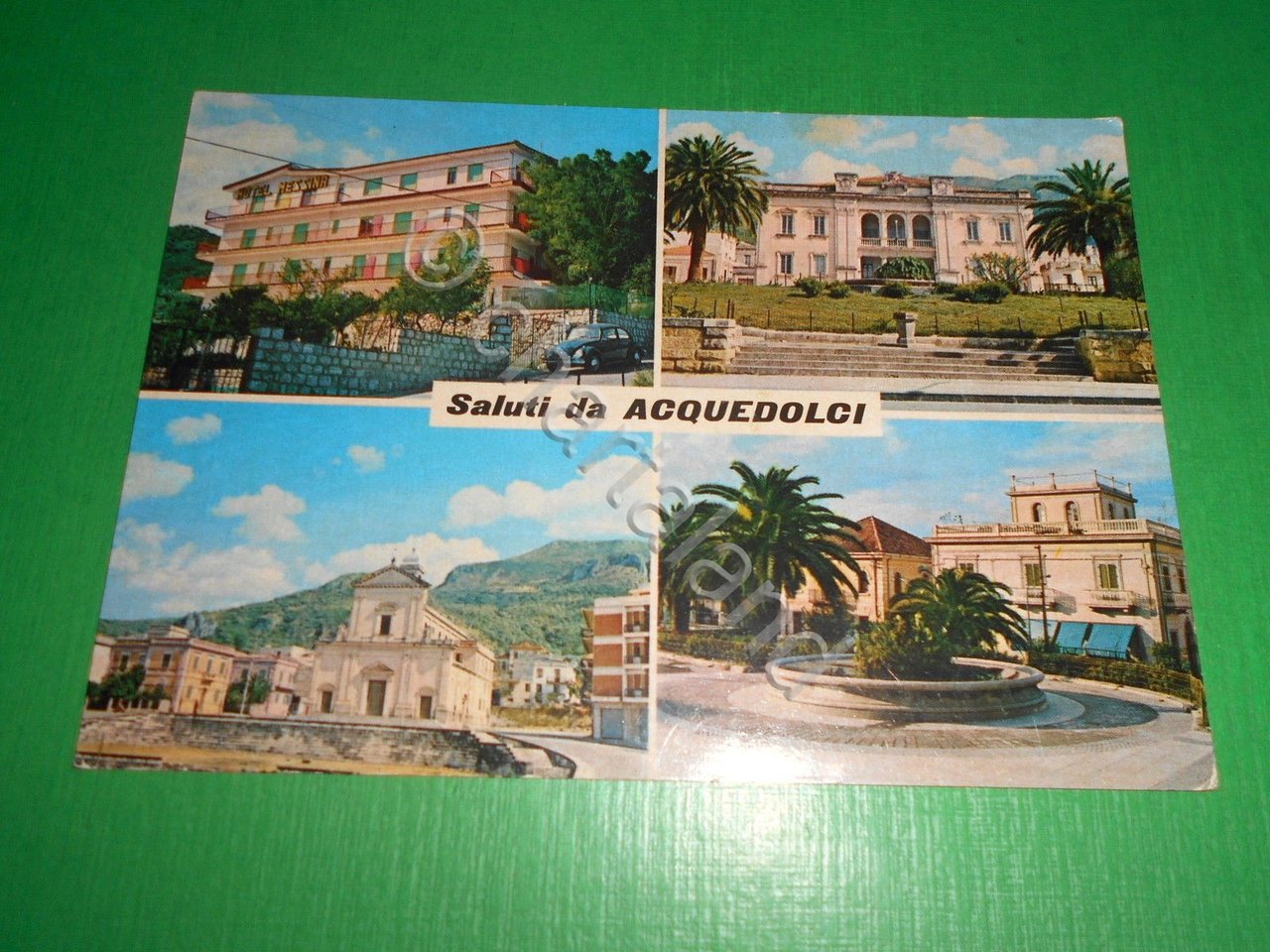Cartolina Saluti da Acquedolci - Vedute diverse 1975 ca.