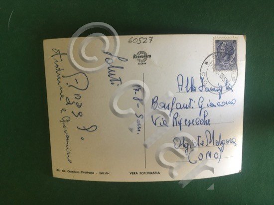 Cartolina Saluti Da Alpe Sommafiume mt. 1100 - Lago Di …