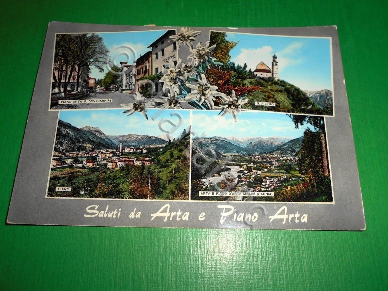 Cartolina Saluti da Arta e Piano Arta - Vedute diverse …