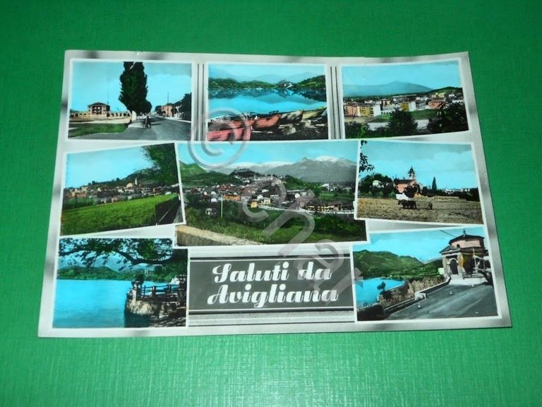 Cartolina Saluti da Avigliana - Vedute diverse 1981