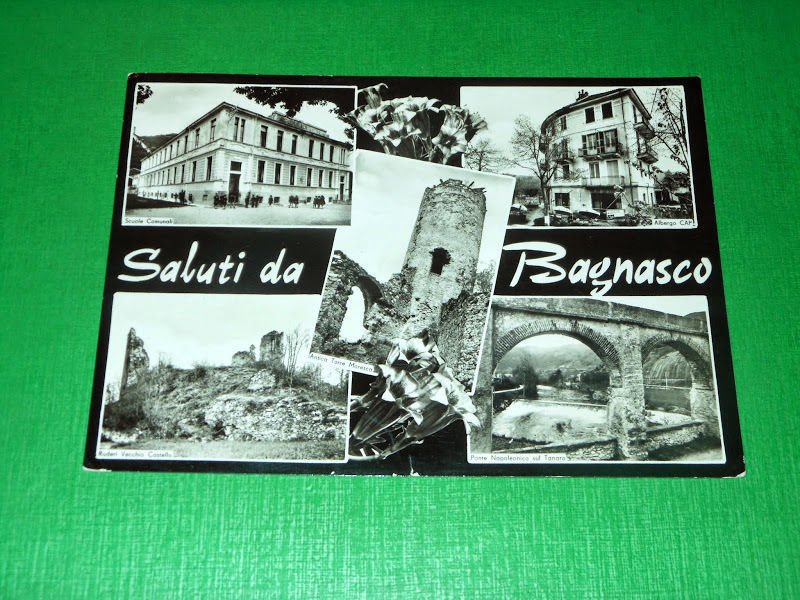 Cartolina Saluti da Bagnasco - Vedute diverse 1960 ca.