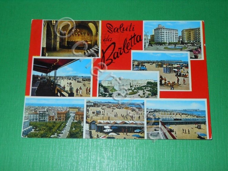 Cartolina Saluti da Barletta - Vedute diverse 1965 *