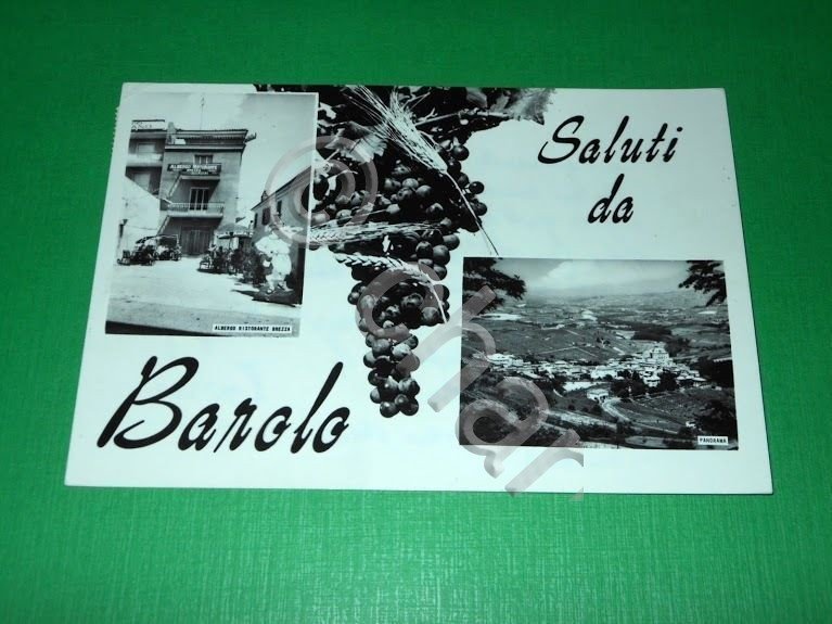 Cartolina Saluti da Barolo - Vedute diverse 1971.