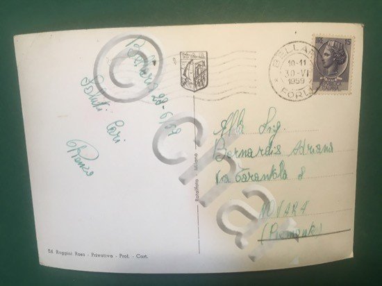 Cartolina Saluti Da Bellaria - La Ridente Spiaggia - Panorama …