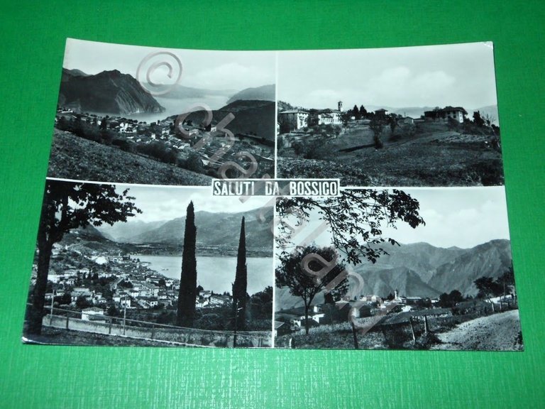 Cartolina Saluti da Bossico ( Bergamo ) - Vedute diverse …