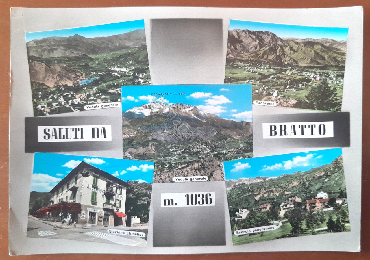 Cartolina Saluti da Bratto - 1959 | Immagine principale