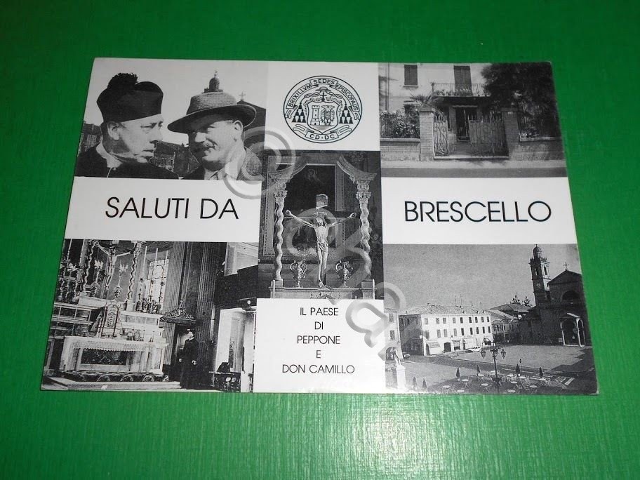 Cartolina Saluti da Brescello - Scene tratte dal film "Don …