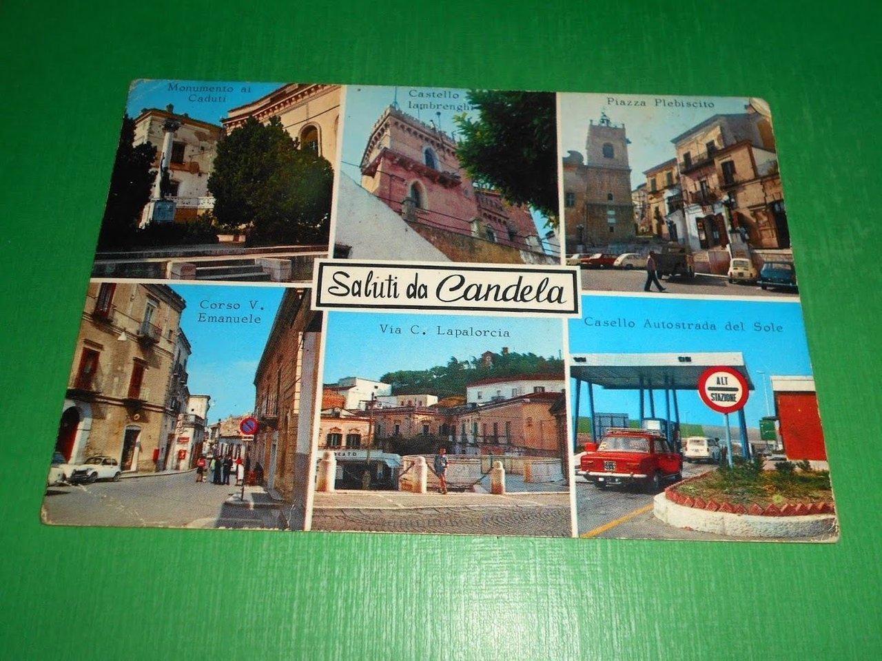 Cartolina Saluti da Candela ( Foggia ) - Vedute diverse …