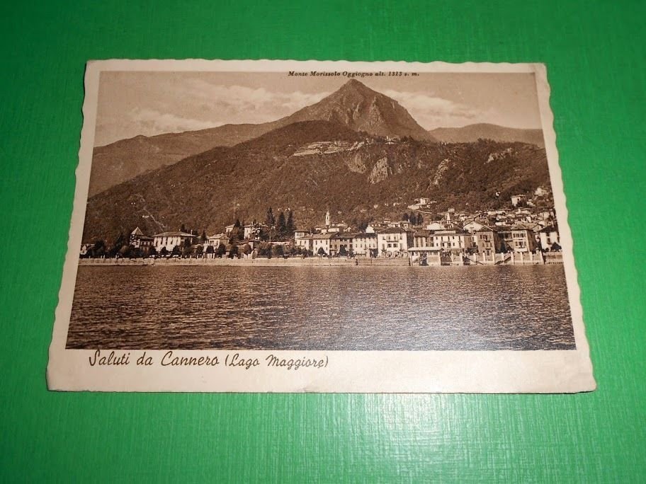 Cartolina Saluti da Cannero ( Lago Maggiore ) - Scorcio …