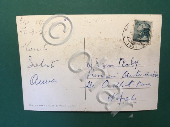 Cartolina Saluti Da Capo Miseno - 1967