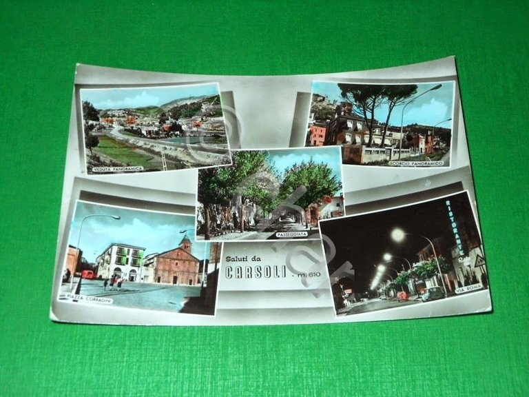 Cartolina Saluti da Carsoli - Vedute diverse 1960 | Immagine Gallery 2
