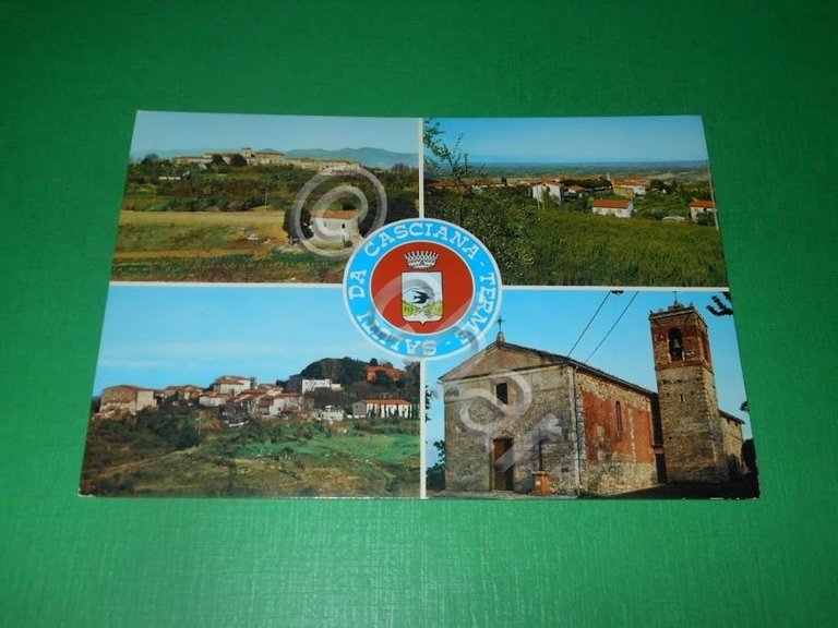 Cartolina Saluti da Casciana Terme - Vedute diverse 1978
