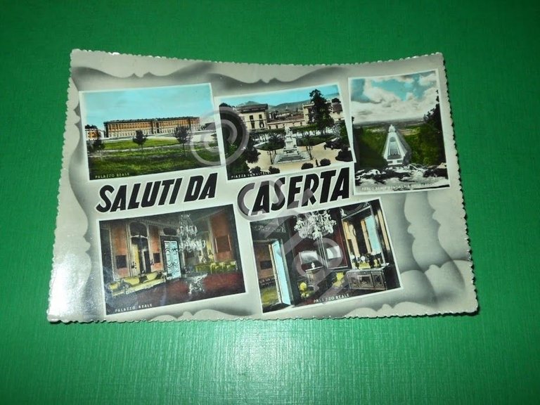 Cartolina Saluti da Caserta - Vedute diverse 1959