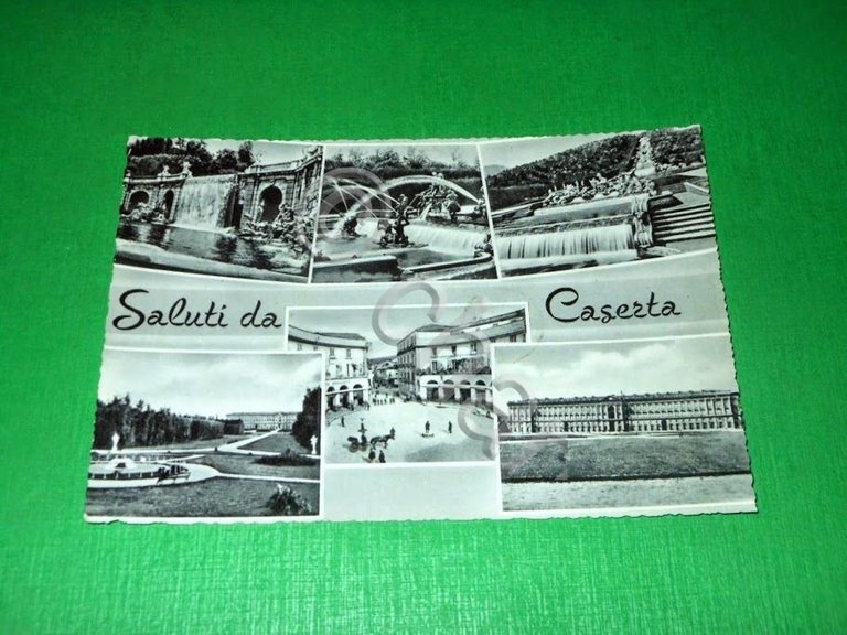 Cartolina Saluti da Caserta - Vedute diverse 1965 ca