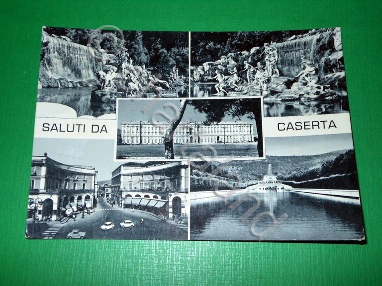 Cartolina Saluti da Caserta - Vedute diverse 1967