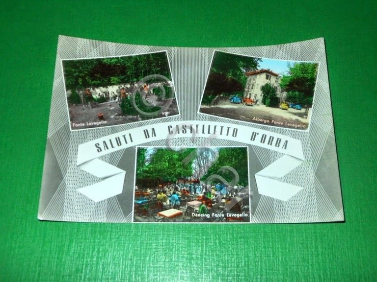 Cartolina Saluti da Castelletto d'Orba - Vedute diverse 1964