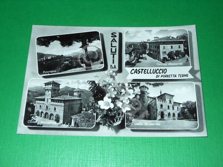 Cartolina Saluti da Castelluccio di Porretta Terme - Vedute diverse …