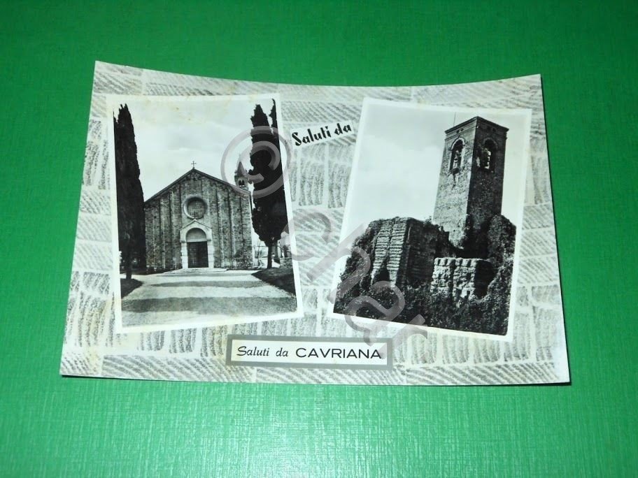Cartolina Saluti da Cavria - Vedute diverse 1960 ca.
