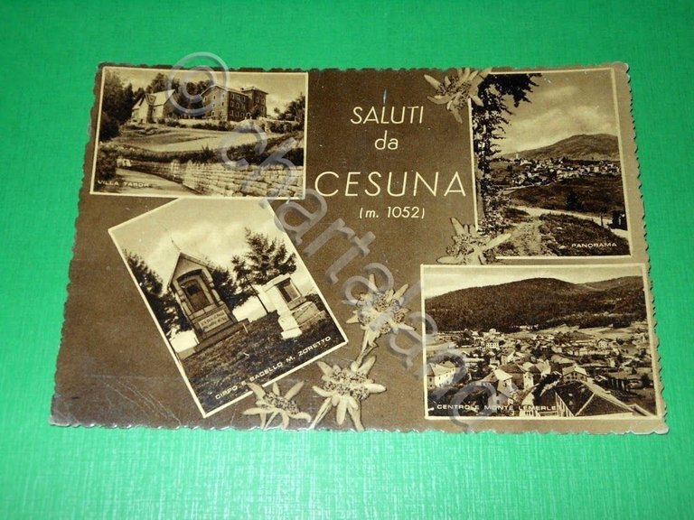 Cartolina Saluti da Cesuna ( Roana ) - Vedute diverse …