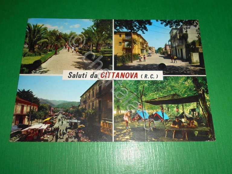 Cartolina Saluti da Cittanova - Vedute diverse 1971.